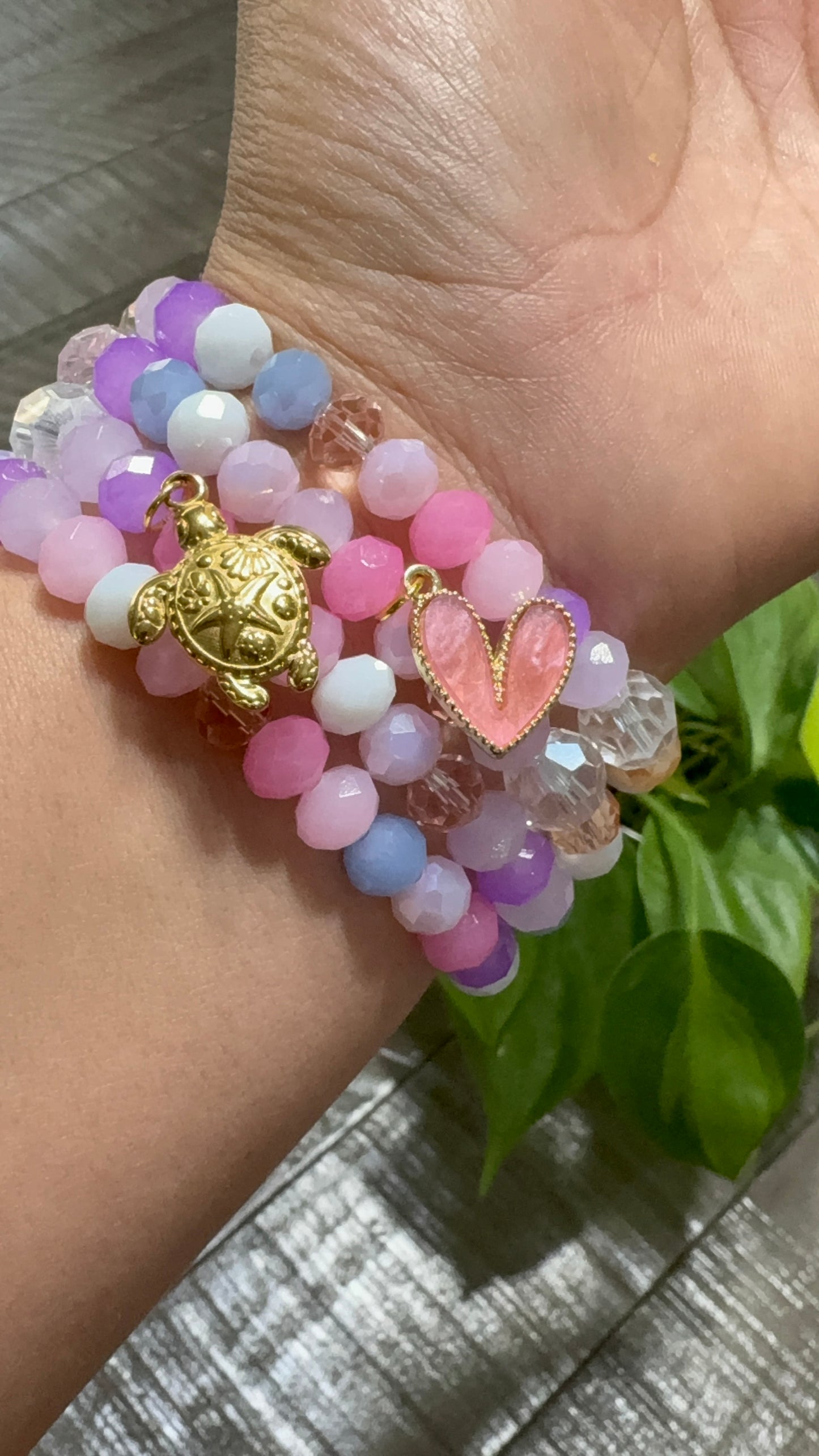 Cake love pink bracelets