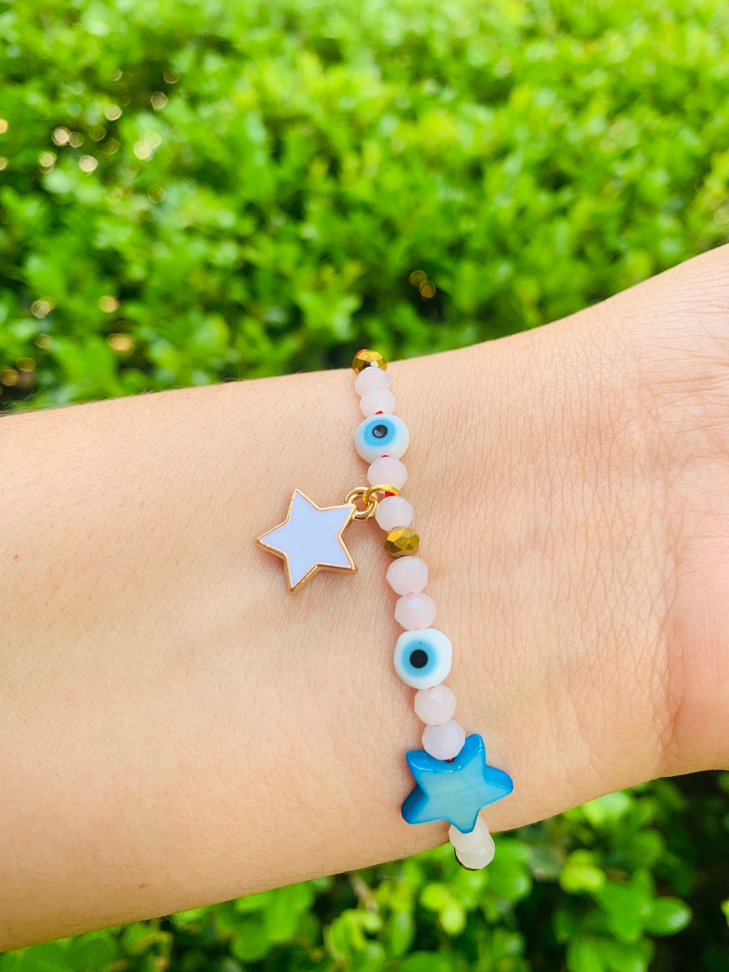 Eye star bracelet adjustable