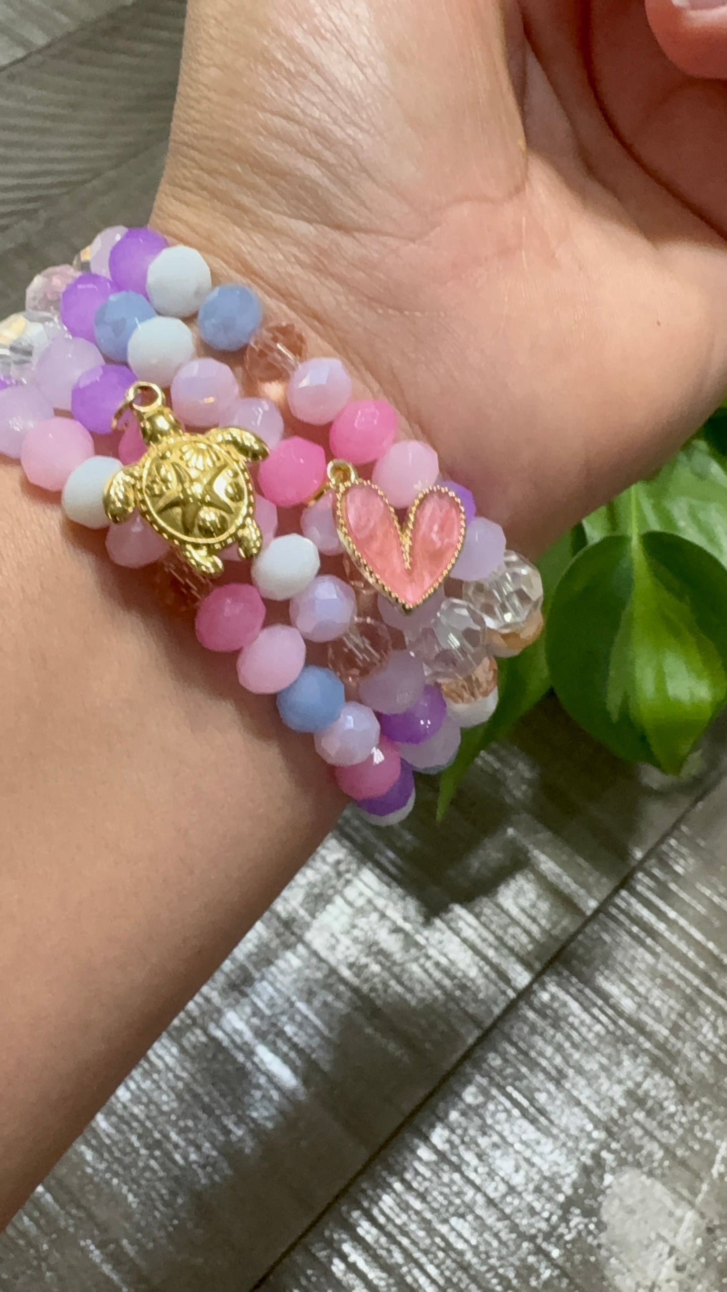 Cake love pink bracelets