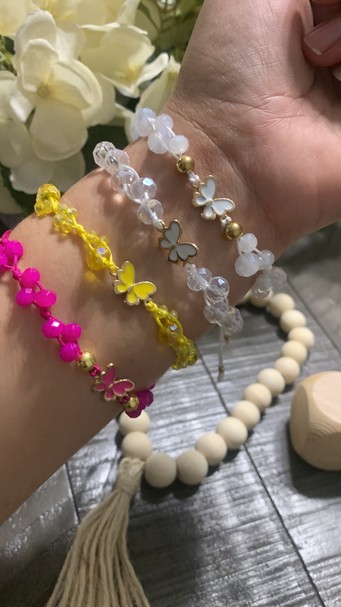 Bracelet Butterfly Colors Crystal
