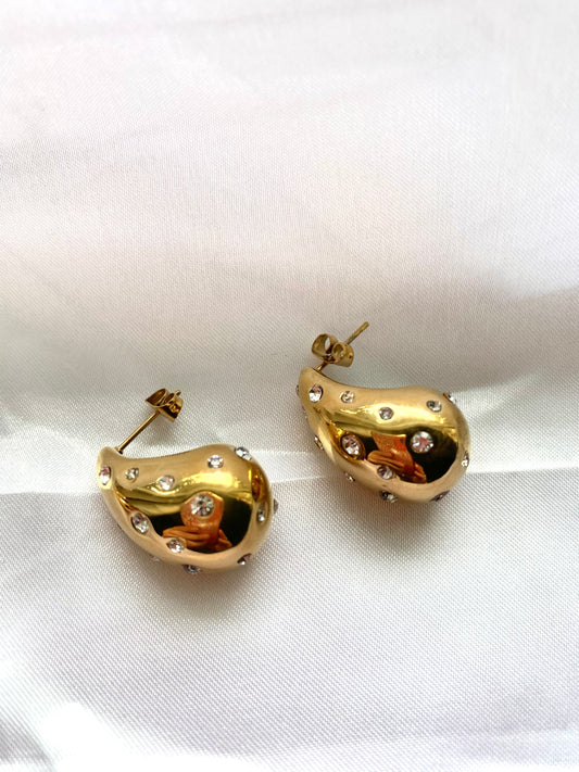 Hoops Gold Zirconium