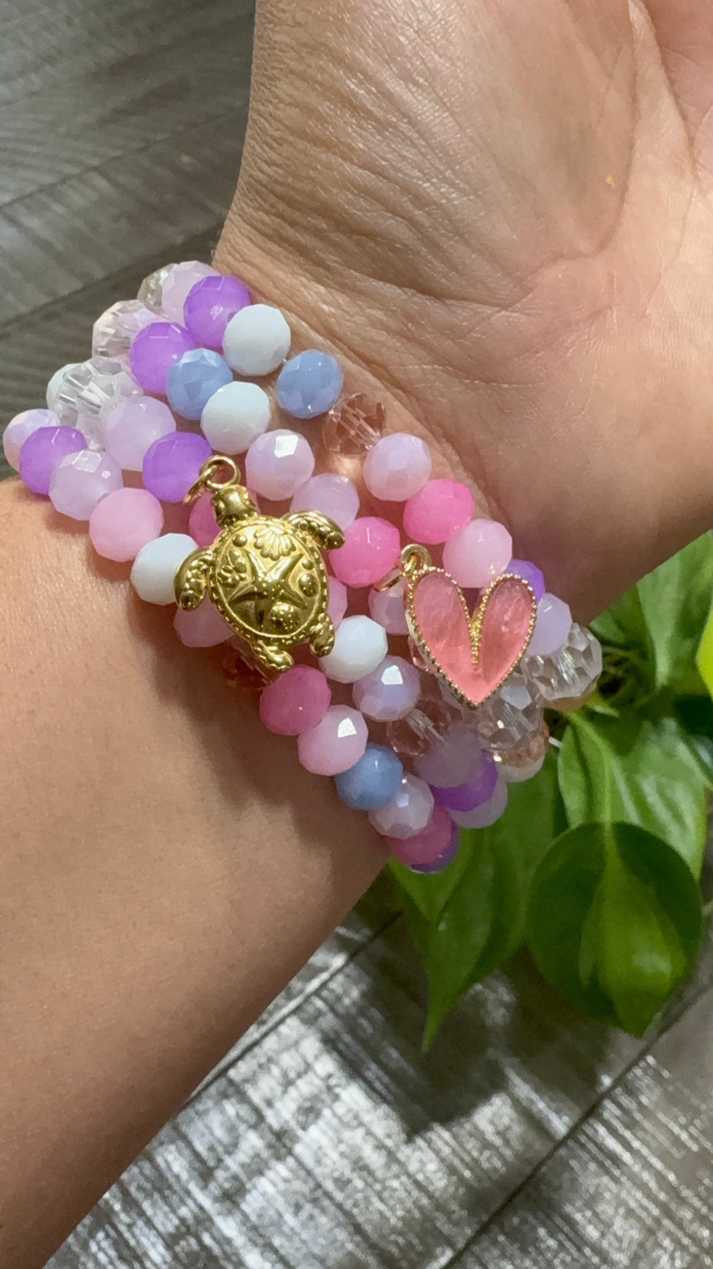 Cake love pink bracelets
