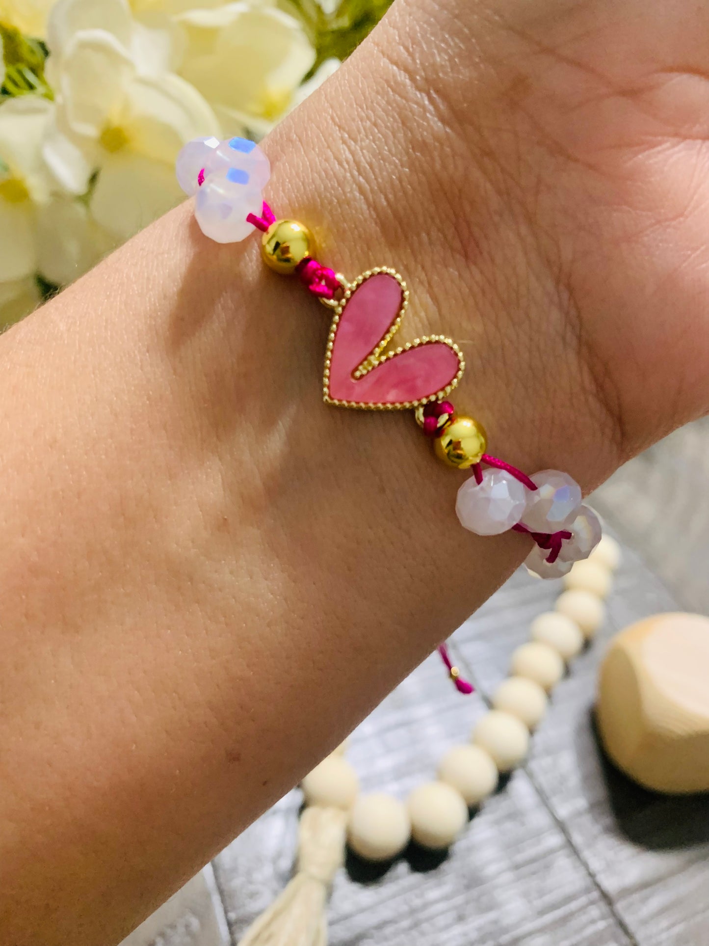 Heart Colors Bracelet Crystal