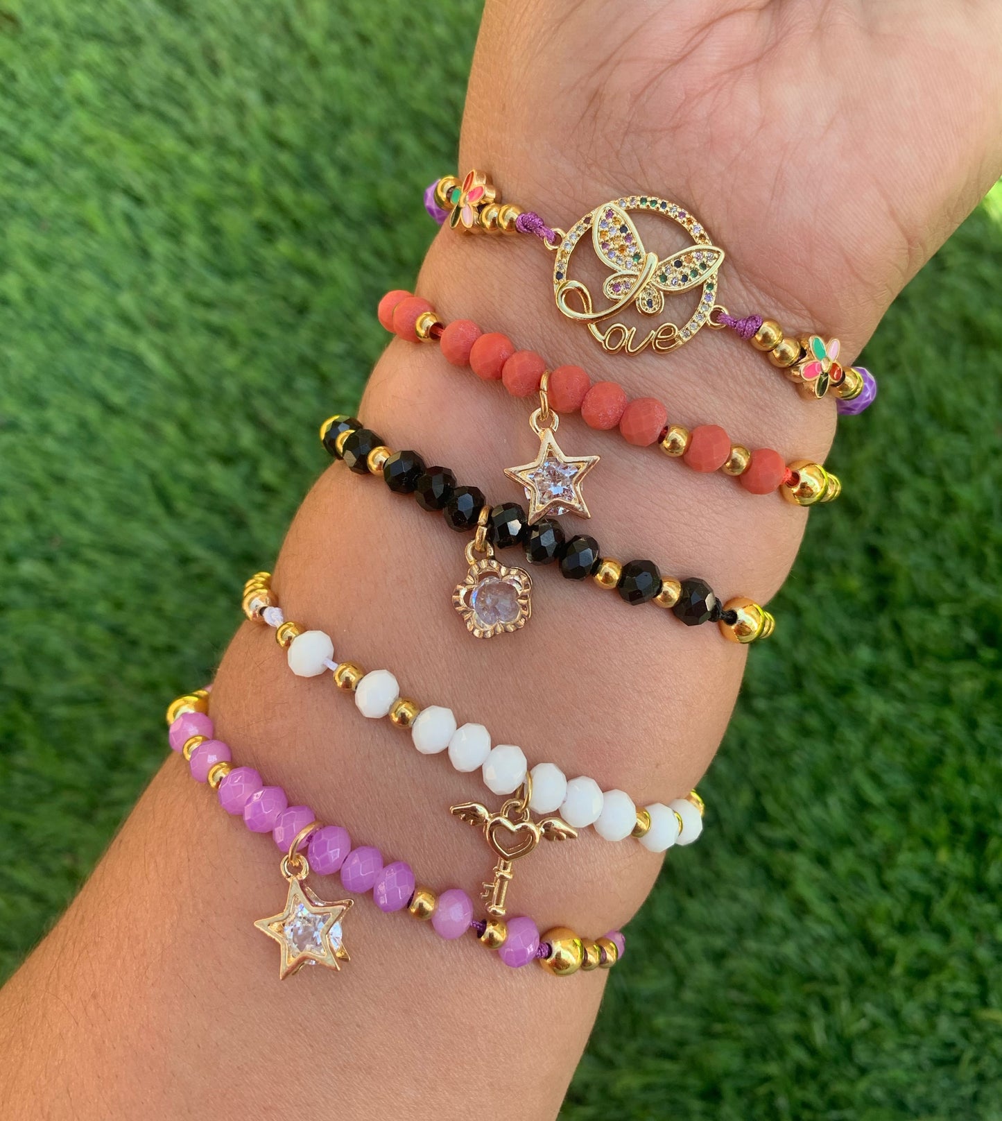 Lila Lupe Bracelet Adjustable